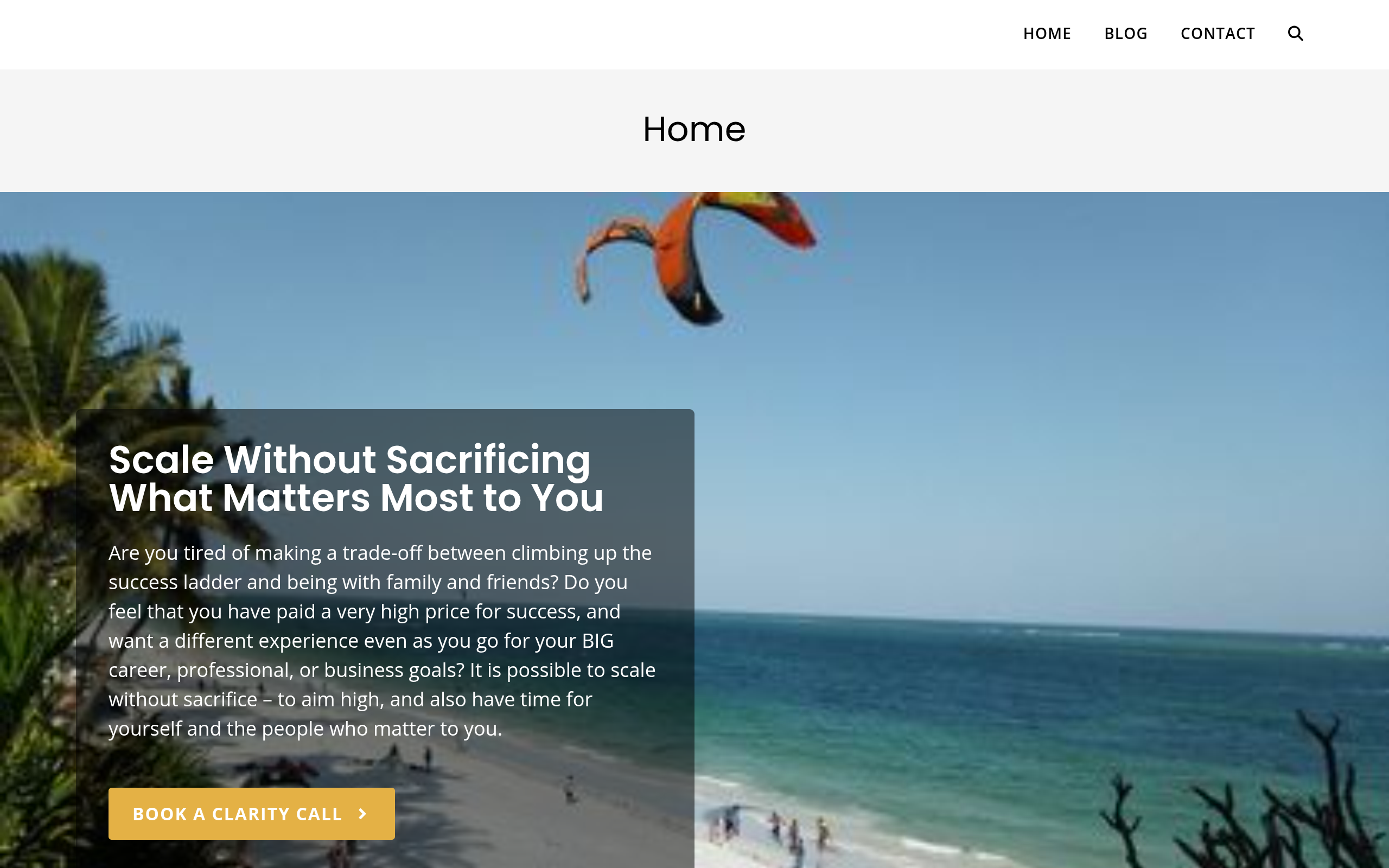 New Dawn Coaching website screenshot